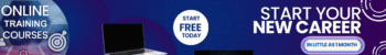 CourseCareers Start a new career from online program for free trail banner